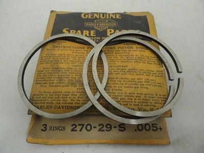 Single c "new old stock/new in package" set of .005 rings for 1929-34 #270-295