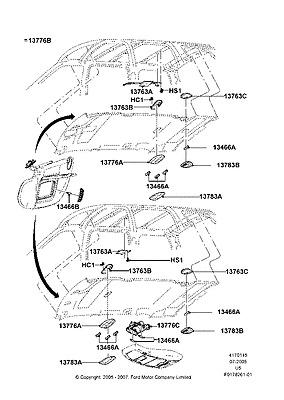 6l2z13763aa bracket 06 07 08 09 10 mountaineer