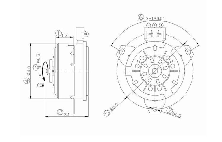 Ac condenser radiator cooling fan motor 2001-2007 ford escape 3.0l 2l8z8c607ga