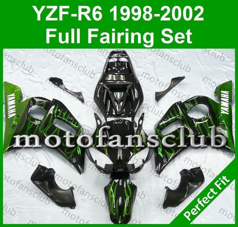 Fit yamaha yzf r6 98 99 00 01 02 yzfr6 1998 1999 2000 2001 2002 fairing #09 c