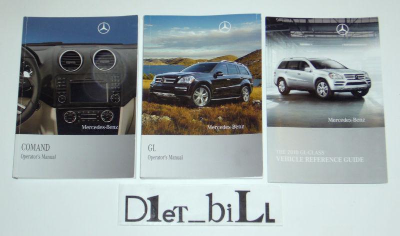 Oem 2010 mercedes benz gl class owners manual set w/ navigation/comand