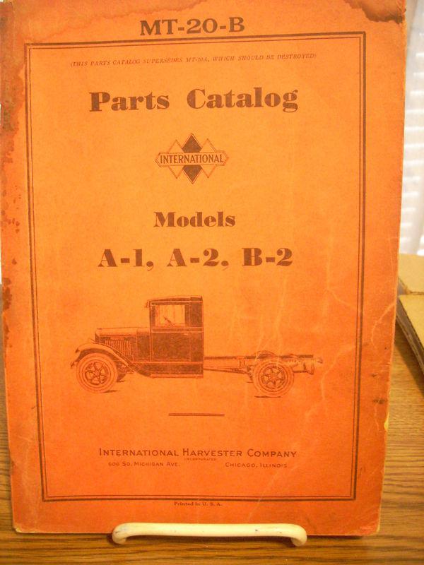 1936 1937 international truck ihc a-1 a-2 b-2 dealer parts book catalog manual