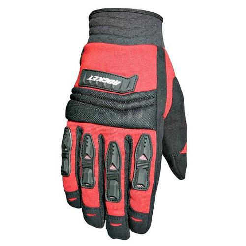 New joe rocket velocity adult textile gloves, red/black, small/sm