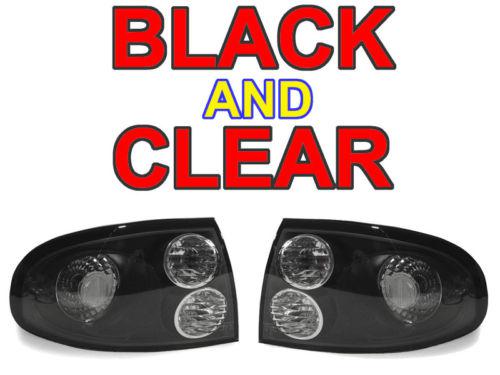 Black & clear 2004 2005 2006 pontiac gto monaro v8 depo rear tail lights new