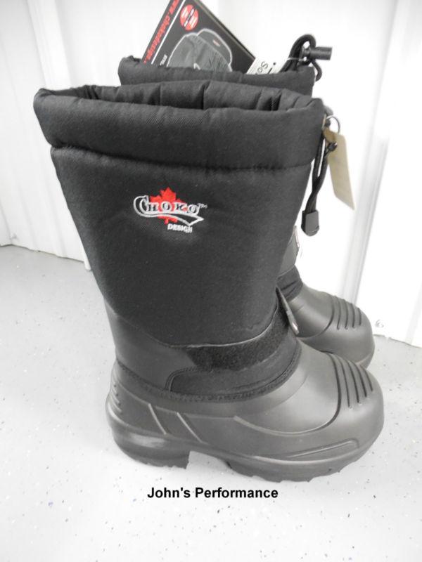 Choko men's black eva lightweight snowmobile boot size 7 8 9 10 12