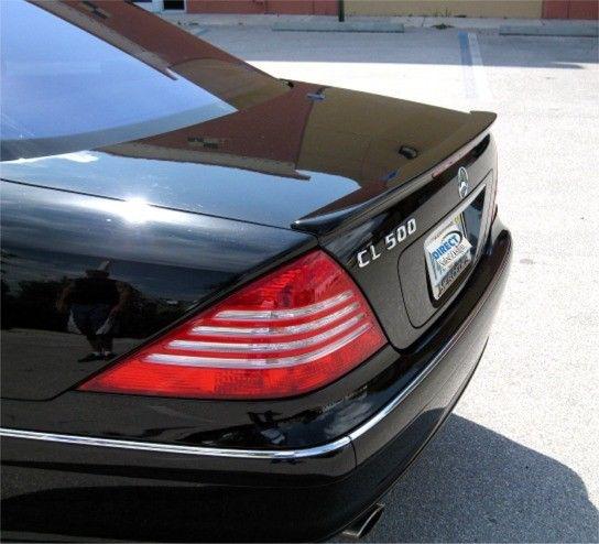 2000-2007 mercedes cl w215 l-style rear trunk lip spoiler (unpainted)