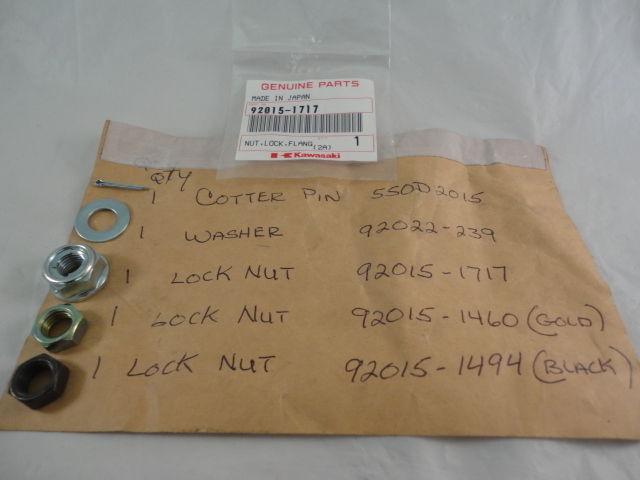 Nos kawasaki  lot washer  92015-1717  92015-1494  92015-1460  92022-239 550d2015