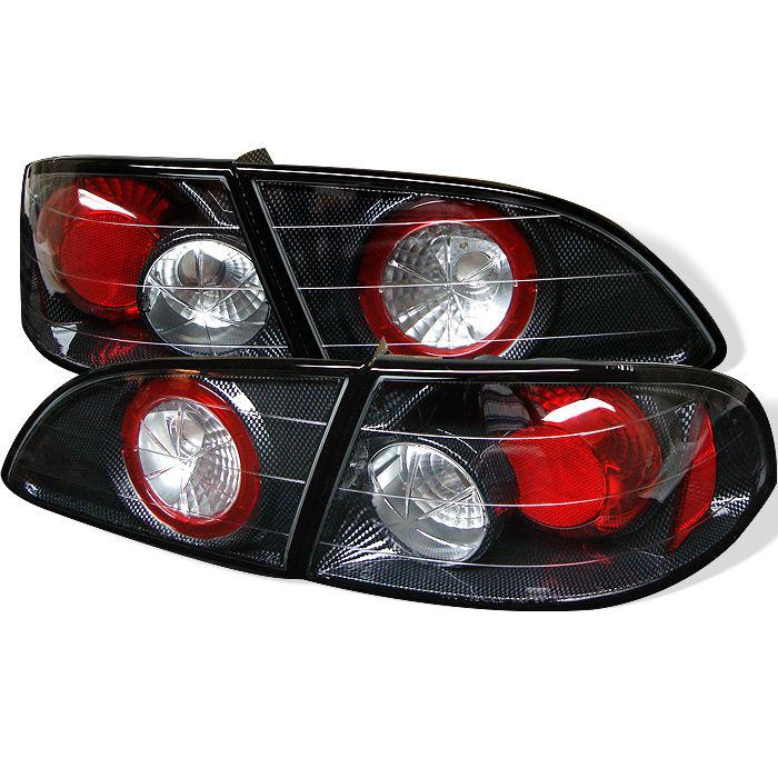 Toyota corolla 1998-2002 altezza carbon fiber tail lights left + right very rare