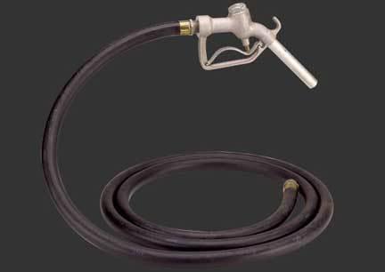 Gpi hose & nozzle kit (manual leaded nozzle, npt threads, 3/4 in x 12ft hose)