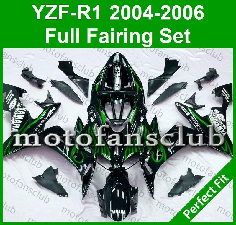 Fit yamaha yzf r1 04 05 06 yzfr1 2004 2005 2006 fairing bodywork plastics #17 c