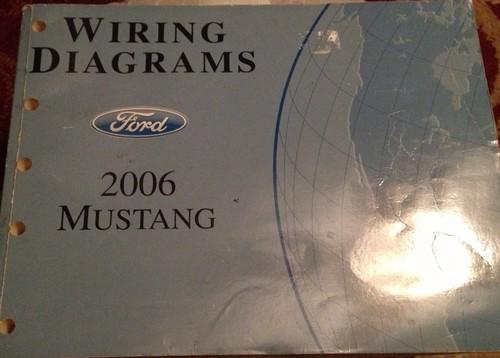 2006 ford mustang electrical wiring diagram service shop manual ewd guide