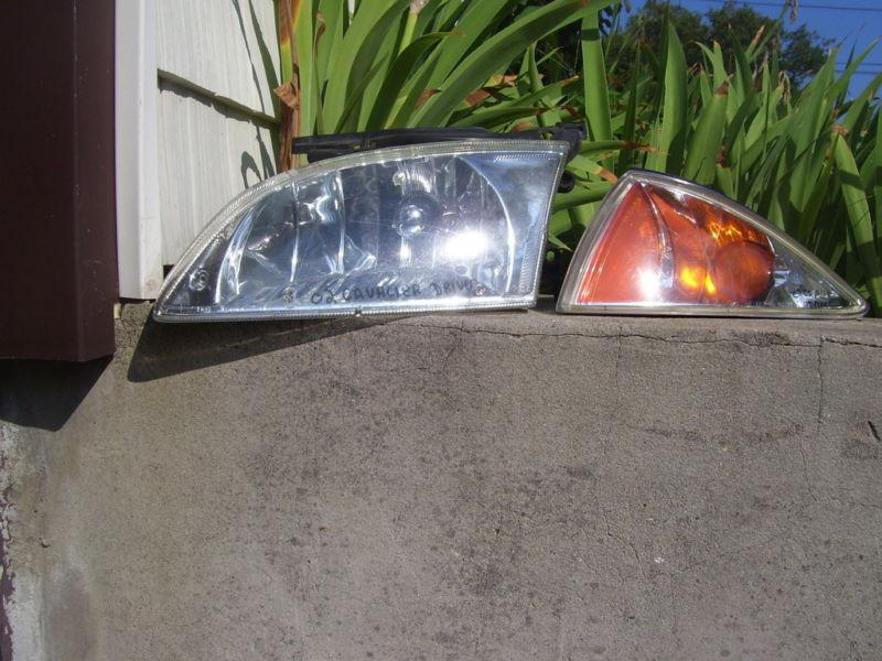 Driver headlight and turn 2000 2001 2002 chevy cavalier