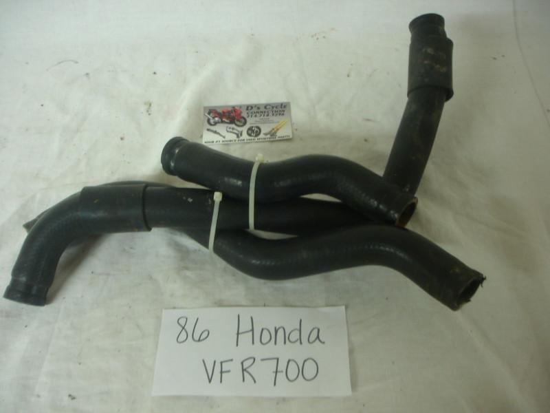 86-87 honda vfr-700 radiator/engine main coolant hoses. good used oem