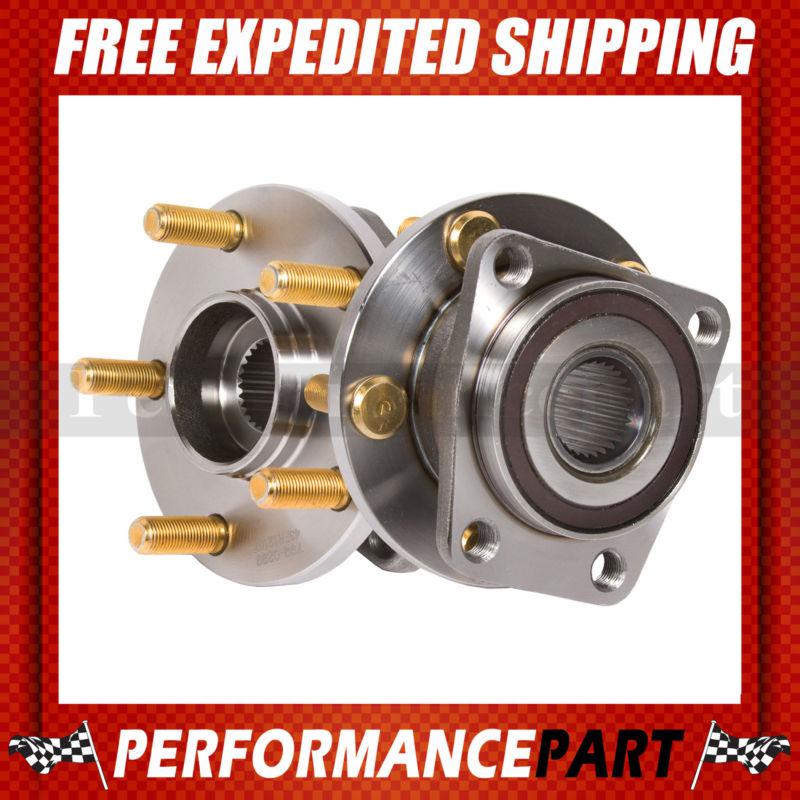 2 new gmb front left and right wheel hub bearing assembly pair w/o abs 799-0299