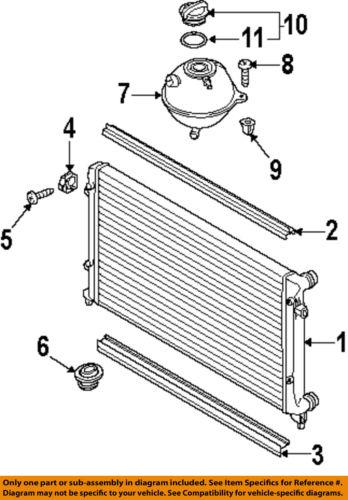 Volkswagen oem n90808201 radiator-upper mount bolt