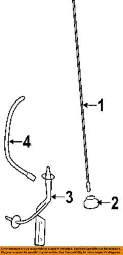 Gm oem 15863495 antenna-antenna cable