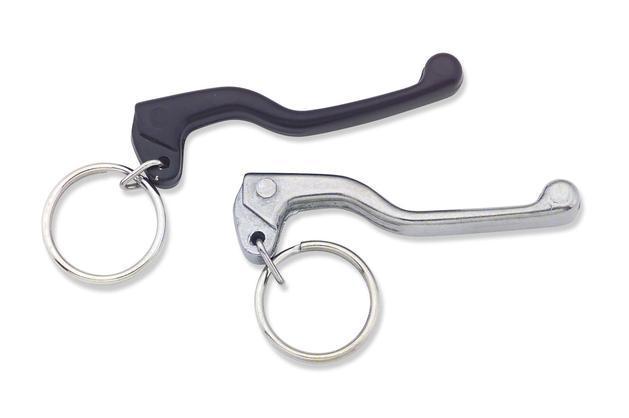 Msr racing lever motorcycle key chain polished