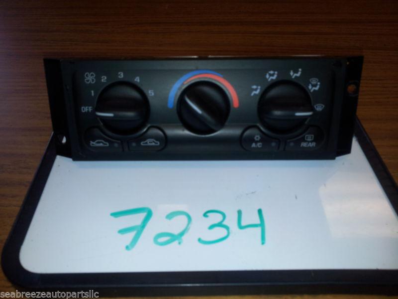 00-03 impala monte carlo 09384461 climate temperature control unit a/c heat