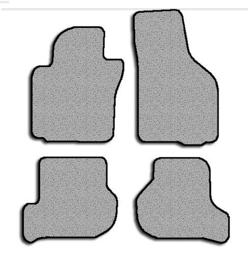 Volkswagen gti 2006-2011 custom fit 4pc carpeted floor mats  