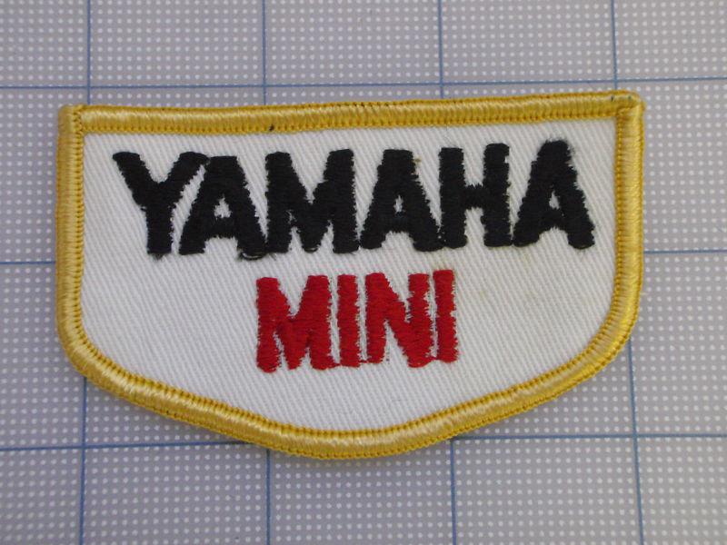 Vintage yamaha  patch 70s-80s biker motorcycle motocross birtbike yamaha mini