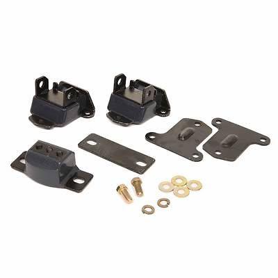 Summit motor mounts transmission mount polyurethane zinc/gray chevy psgr cars