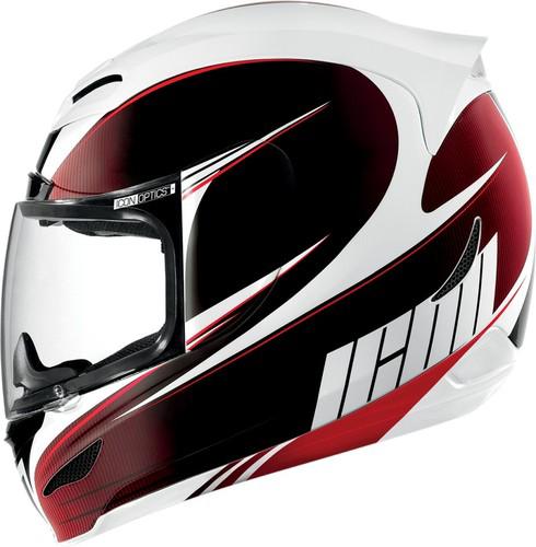 Icon airmada salient helmet red x-small new