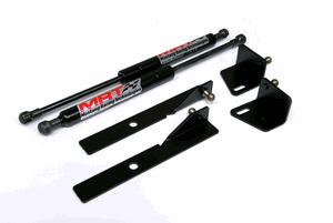 Ford mustang 80c000-blk mrt hood struts black 1979-1993