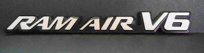 Used genuine gm pontiac grand am gt "ram air v6" nameplate 2002-2005 #22622403  