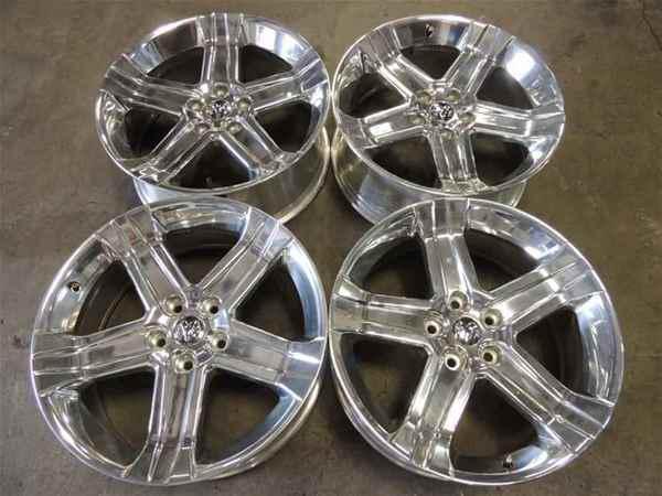 2013 dodge ram 1500 r/t 22x9" wheels rims set oem lkq