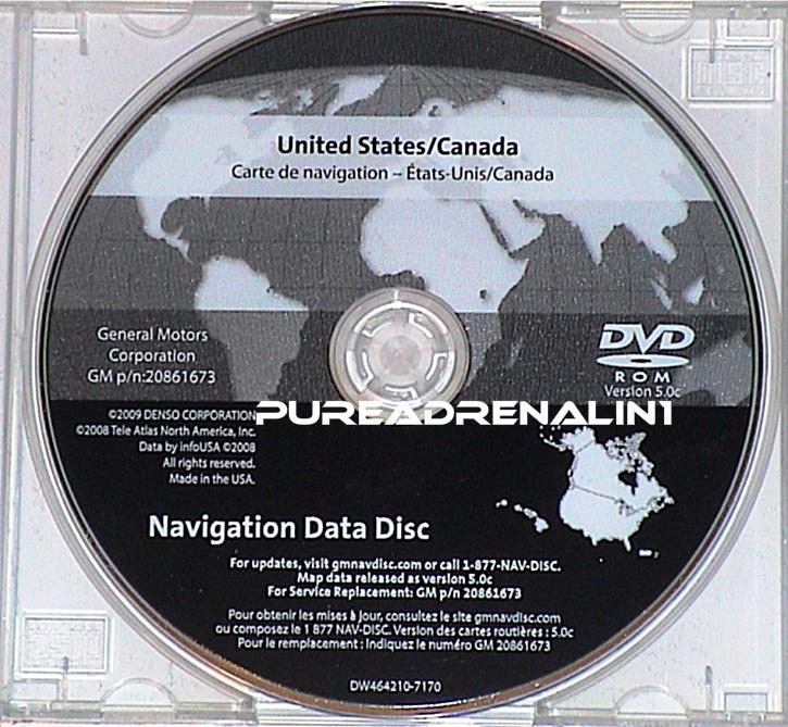 07 08 2009 2010 2011 chevrolet tahoe silverado navigation dvd us canada 5.0c oem