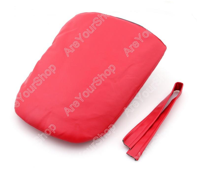 Passenger rear pu leather seat cowl cover pillon honda cbr600rr 2007-2012 red