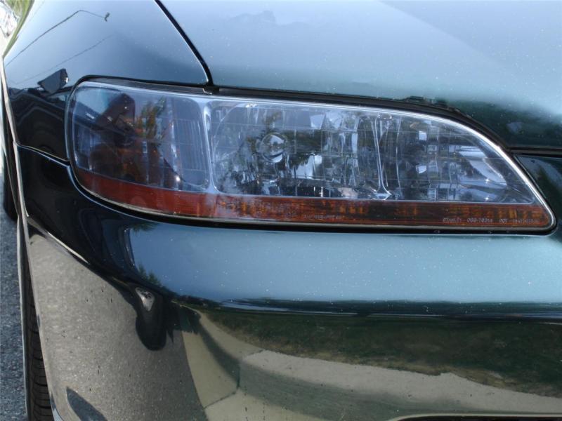 Honda accord sedan smoke colored headlight film  overlays 1998-2003