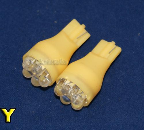 2x map light 904 906 579 912 (t15) yellow 5 led light bulb