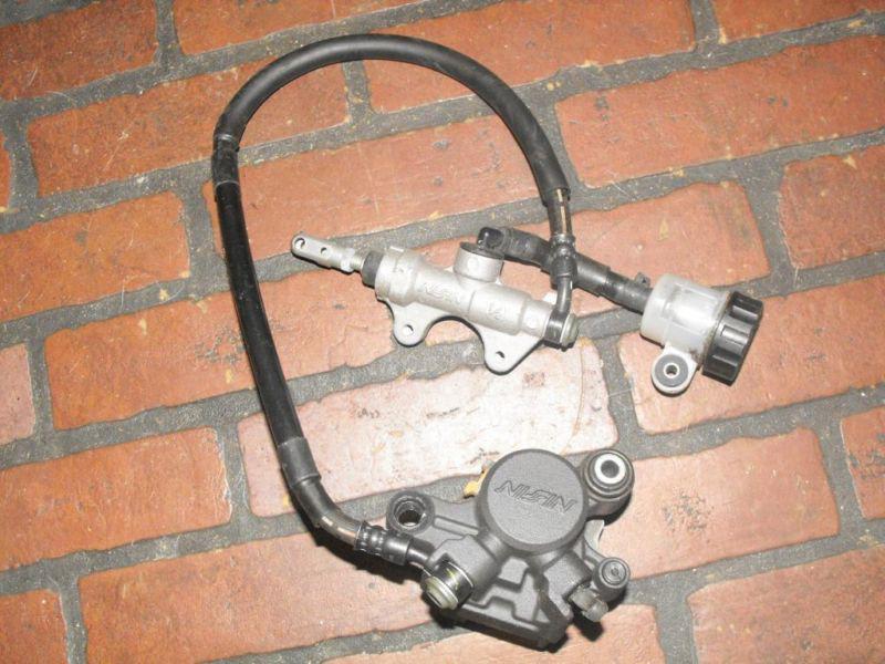 08 yamaha yzf r6 600 rear brake master cylinder caliper working system low miles