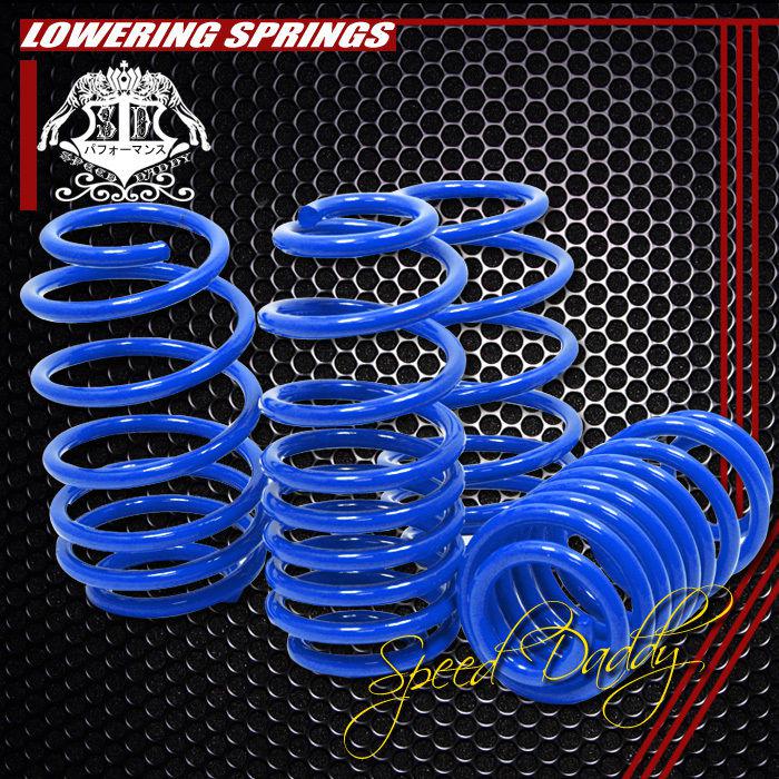 1.8" drop suspension lowering springs/spring 05-11 golf gti jetta/audi a3 blue