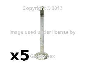 Mercedes w115 w123 exhaust valve set of 5 intervalves +1 year warranty