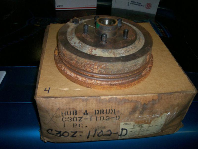 Ford brake drum c30z-1102-d nos