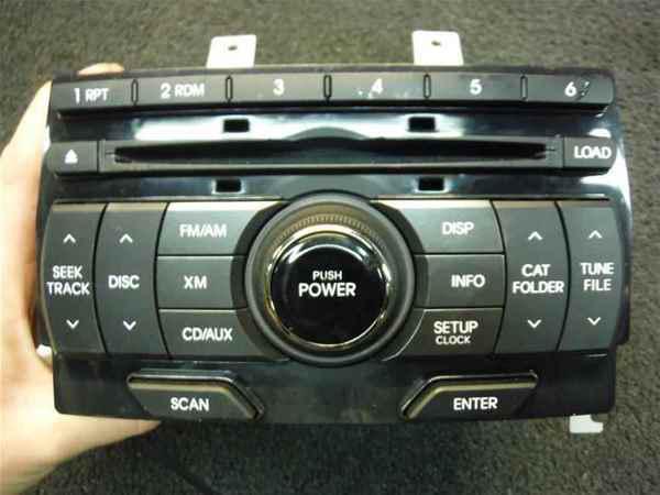 11-12 hyundai genesis oem 6 cd mp3 bluetooth radio lkq