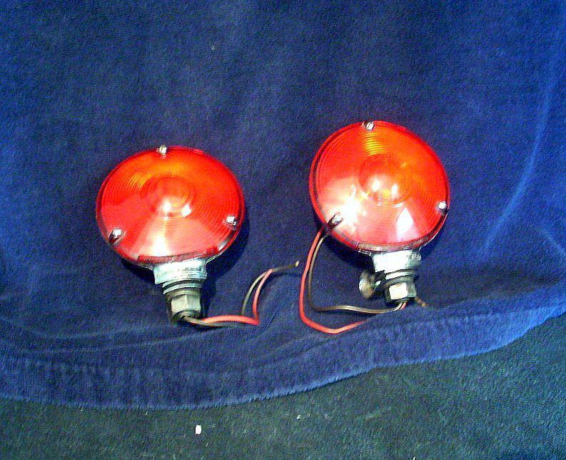 Harley 1960`s dresser,bagger running /signal-stat 37 st lites 1 pair great shape