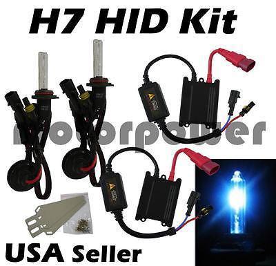 H7 30000k dark blue hid xenon ac conversion slim kit #dc6 fog light