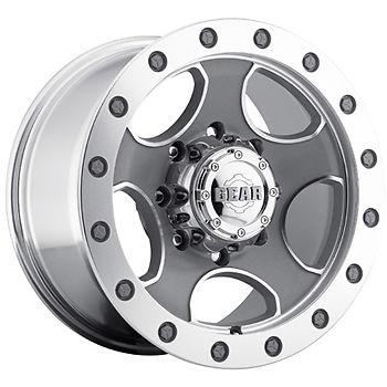 Sell 18x9 Gunmetal Gear Alloy Kingpin 8x170 Rims Toyo Open Country MT ...