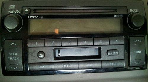 02-04 toyota camry radio receiver am fm cd oem