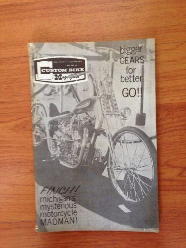 Vintage chopper roth choppers magazine july 1968 knucklehead panhead flathead k