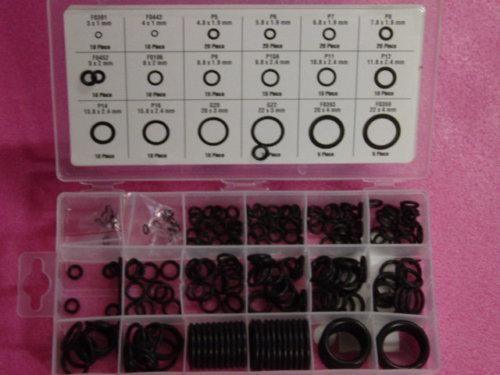 New lot of 225 metric o-ring assortment with case 