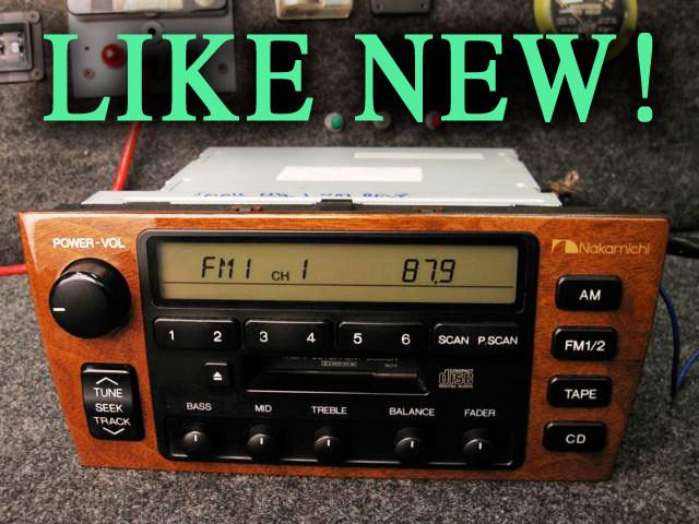 Lexus nakamichi es300 es 300 cassette tape player radio 00 01 n014 86120-33360