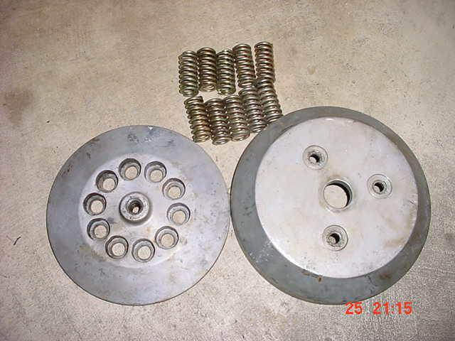  belt drive clutch  presure plate  and cover  harley panhead shovelhead chopper 