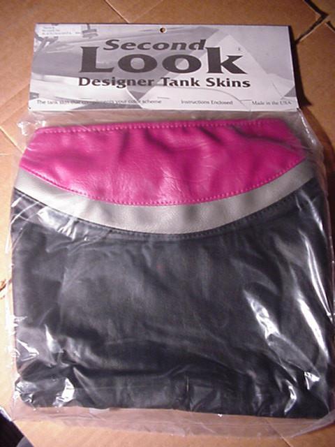 1995 suzuki gsxr 750 tank bra black & magenta second look sportbike skins