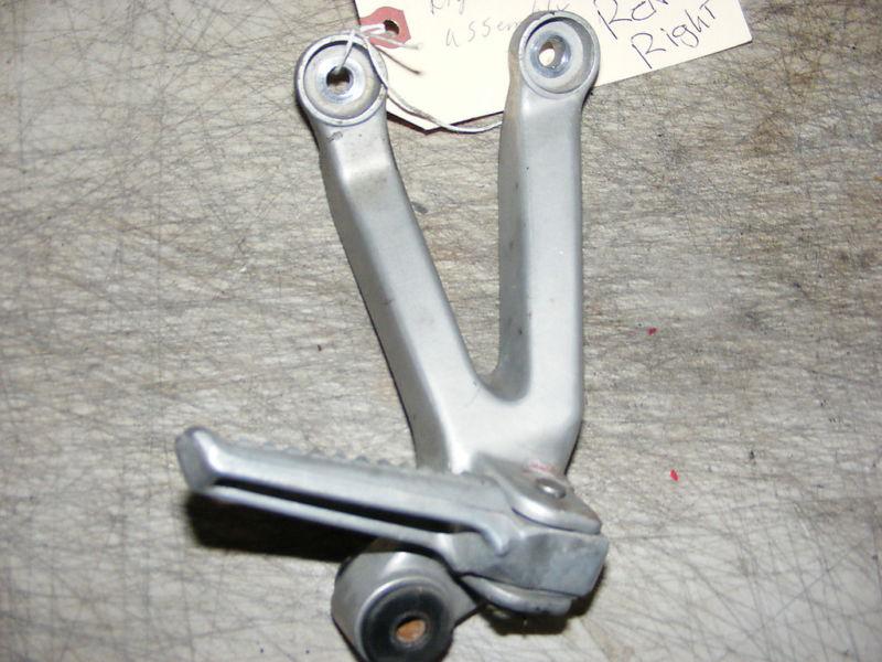 98 honda cbr900rr rear foot bracket and peg right