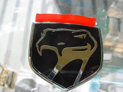 Dodge viper nos large black emblem