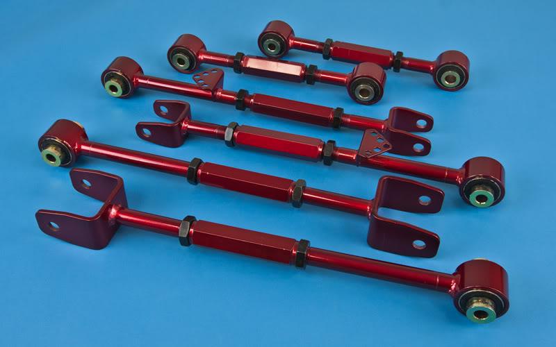 Rear alignment bolts control arm kit +/-3. camber & +/-1. toe adjustable links